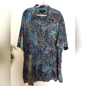 Pete Huntington BALI Batik Hawaiian shirt